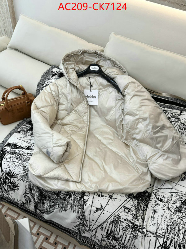 Down jacket Women-MaxMara buy best high-quality ID: CK7124 $: 209USD