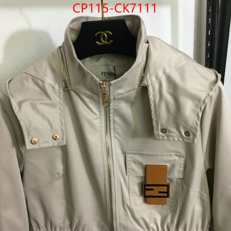 Clothing-Fendi replica 1:1 ID: CK7111 $: 115USD