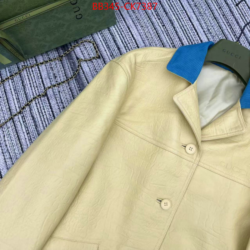 Clothing-Gucci buying replica ID: CK7387 $: 345USD