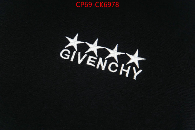 Clothing-Givenchy where quality designer replica ID: CK6978 $: 69USD