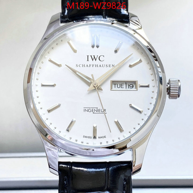 Watch(4A)-IWC website to buy replica ID: WZ9826 $: 189USD