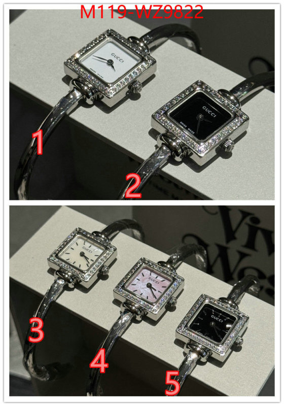 Watch(4A)-Gucci aaaaa ID: WZ9822 $: 119USD
