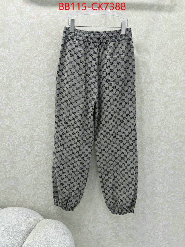 Clothing-Gucci replica wholesale ID: CK7388 $: 115USD