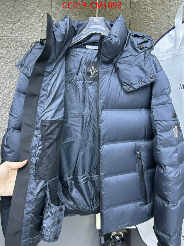 Down jacket Men-Moncler the most popular ID: CM1092 $: 219USD