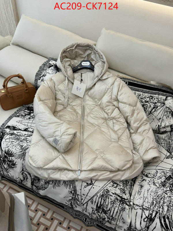 Down jacket Women-MaxMara buy best high-quality ID: CK7124 $: 209USD