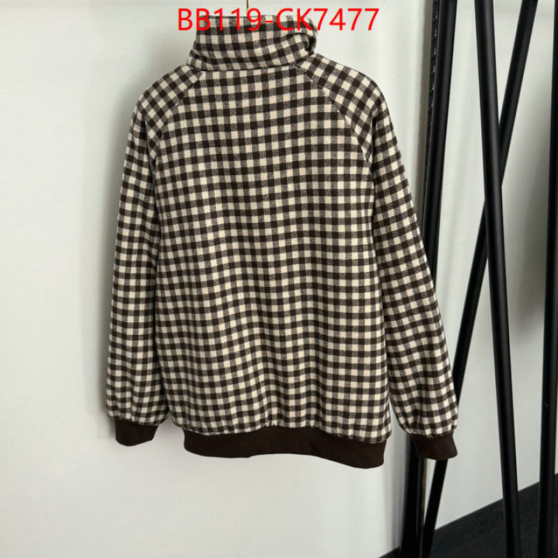 Clothing-MIU MIU replica 1:1 high quality ID: CK7477 $: 119USD