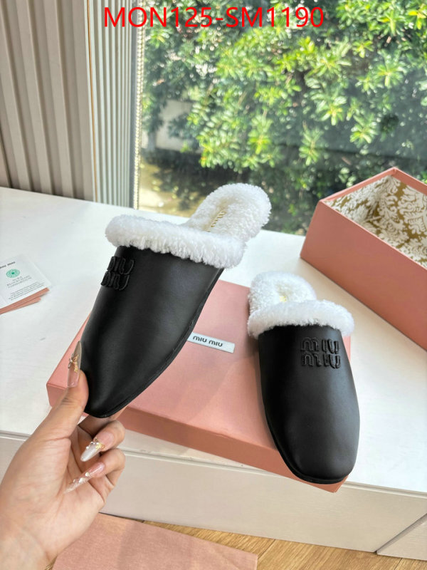 Women Shoes-Miu Miu best quality replica ID: SM1190 $: 125USD