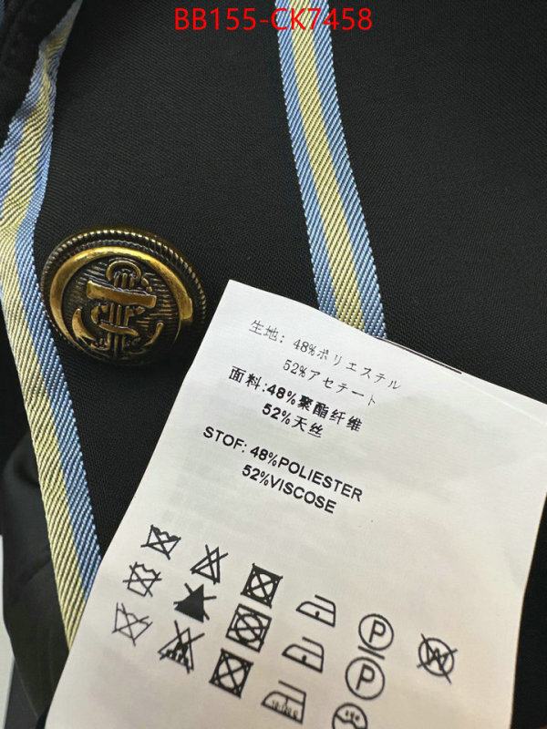 Clothing-MIU MIU how quality ID: CK7458 $: 155USD