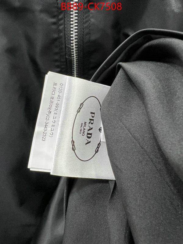 Clothing-Prada found replica ID: CK7508 $: 89USD