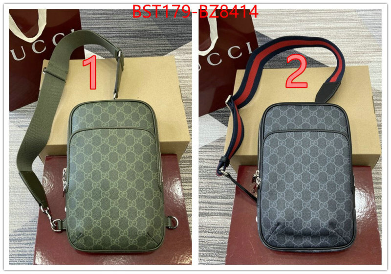 Gucci Bags(TOP)-Crossbody- best quality fake ID: BZ8414 $: 179USD,