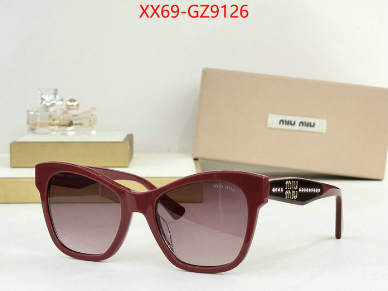 Glasses-Miu Miu buy high quality cheap hot replica ID: GZ9126 $: 69USD
