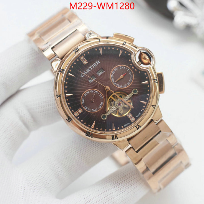 Watch(TOP)-Cartier designer high replica ID: WM1280 $: 229USD