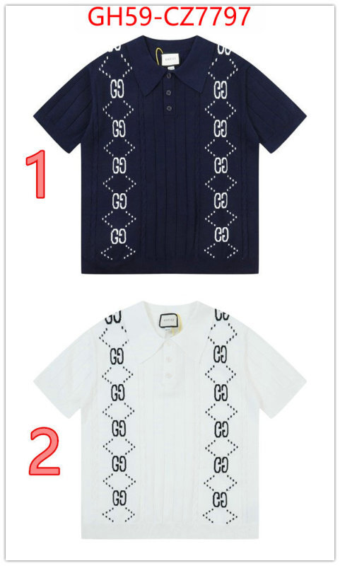 Clothing-Gucci cheap wholesale ID: CZ7797 $: 59USD