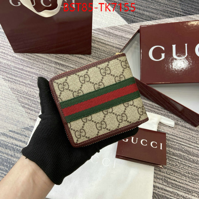 Gucci Bags(TOP)-Wallet- high quality perfect ID: TK7155 $: 85USD,