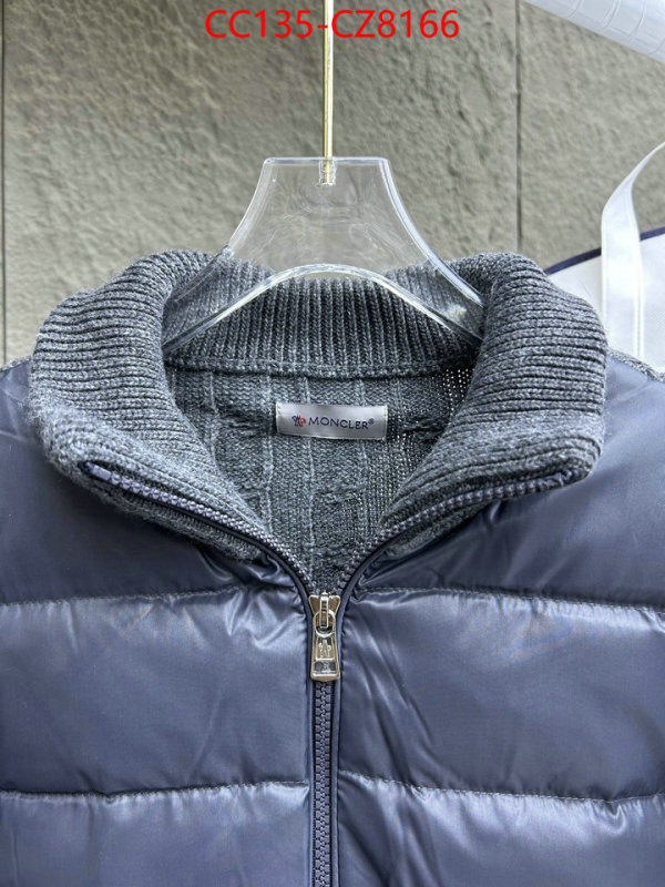 Down jacket Men-Moncler aaaaa+ quality replica ID: CZ8166 $: 135USD
