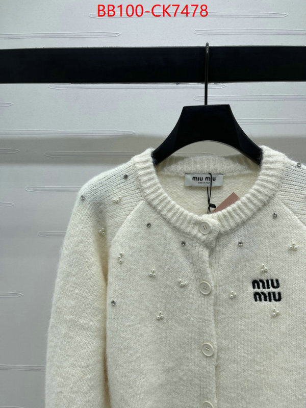 Clothing-MIU MIU aaaaa class replica ID: CK7478 $: 100USD