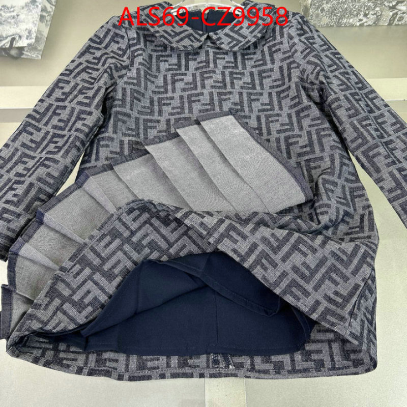 Kids clothing-Fendi where can i buy the best 1:1 original ID: CZ9958 $: 69USD