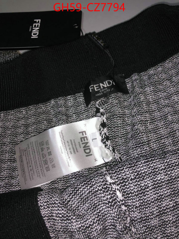 Clothing-Fendi where can i buy the best 1:1 original ID: CZ7794 $: 59USD