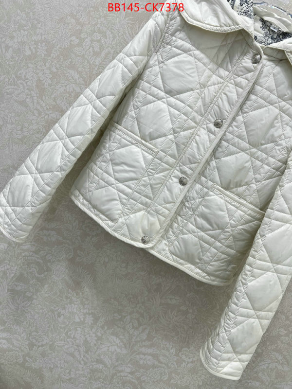 Down jacket Women-Dior 2024 replica wholesale cheap sales online ID: CK7378 $: 145USD