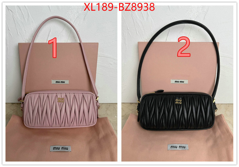 Miu Miu Bags(TOP)-Handbag- where should i buy to receive ID: BZ8938 $: 189USD,
