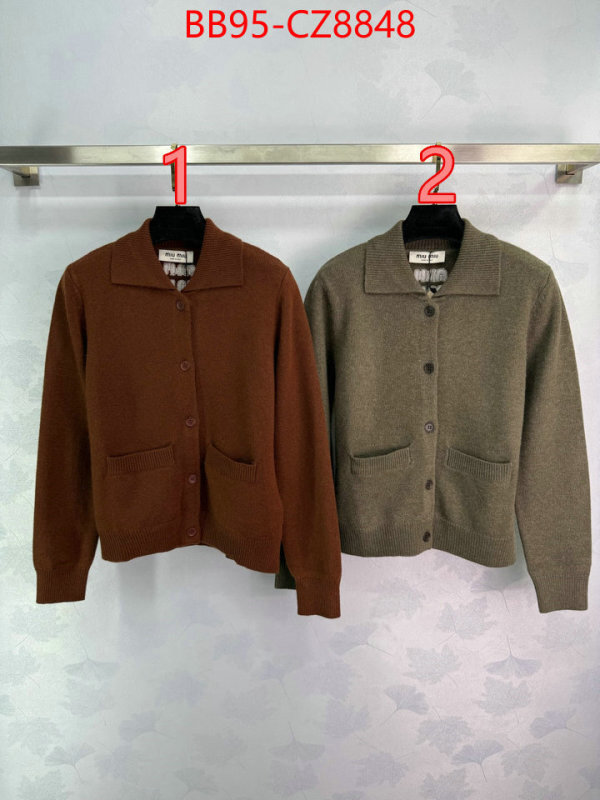 Clothing-MIU MIU sale outlet online ID: CZ8348 $: 95USD