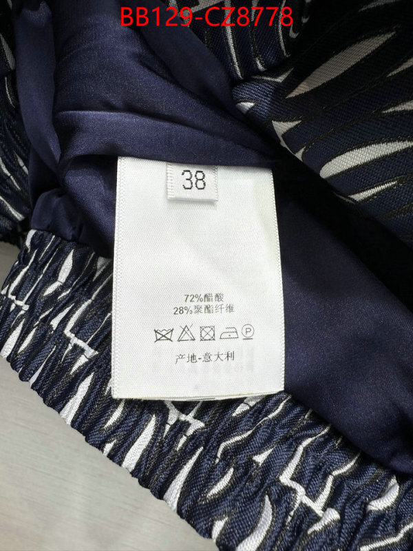Clothing-Dior high quality customize ID: CZ8778 $: 129USD
