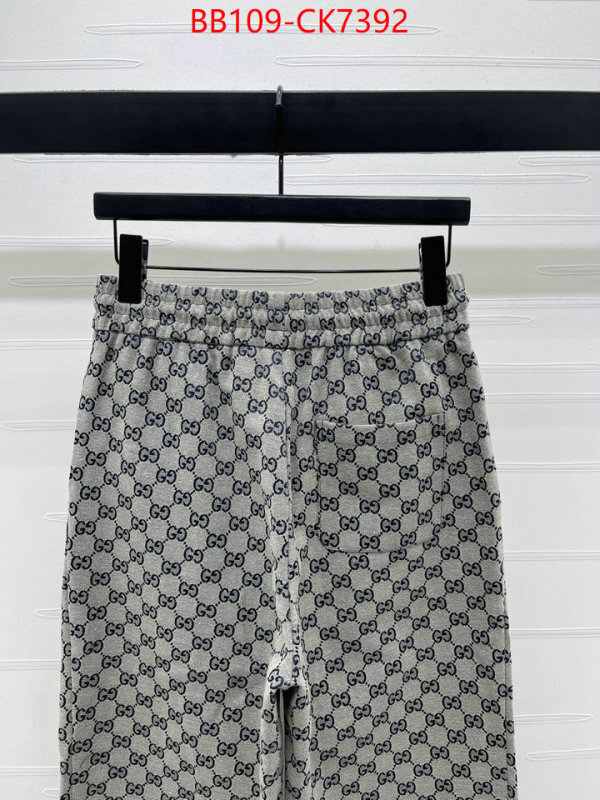 Clothing-Gucci online sales ID: CK7392 $: 109USD