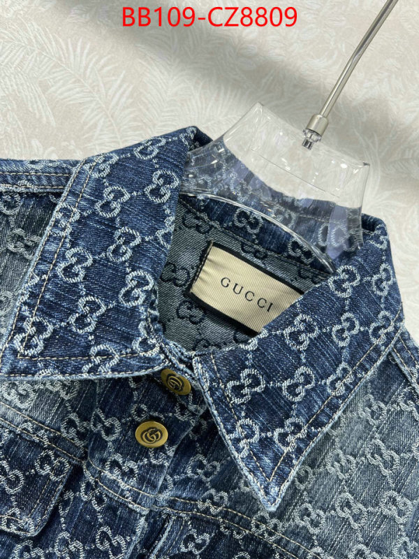Clothing-Gucci shop designer replica ID: CZ8809 $: 109USD