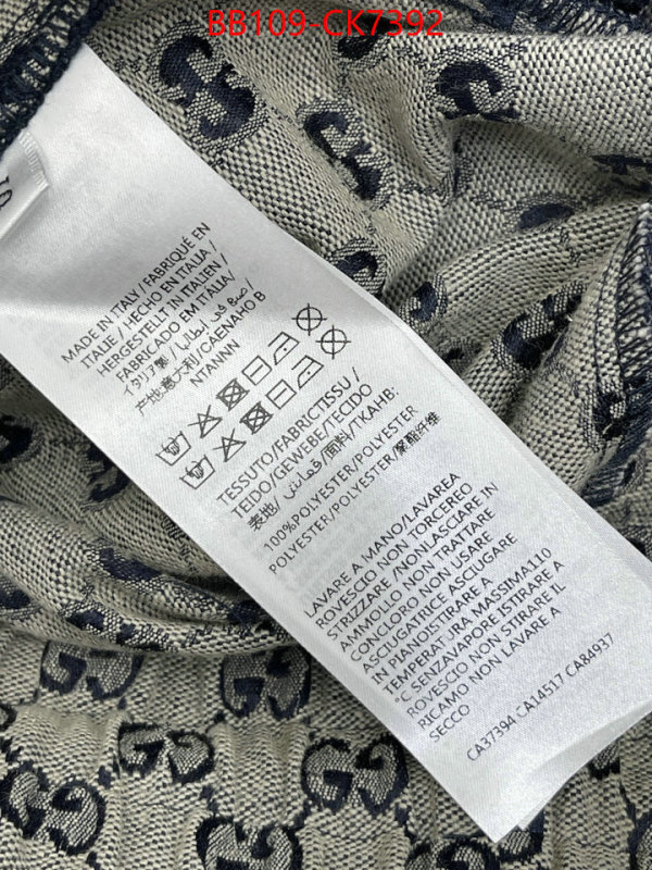 Clothing-Gucci online sales ID: CK7392 $: 109USD