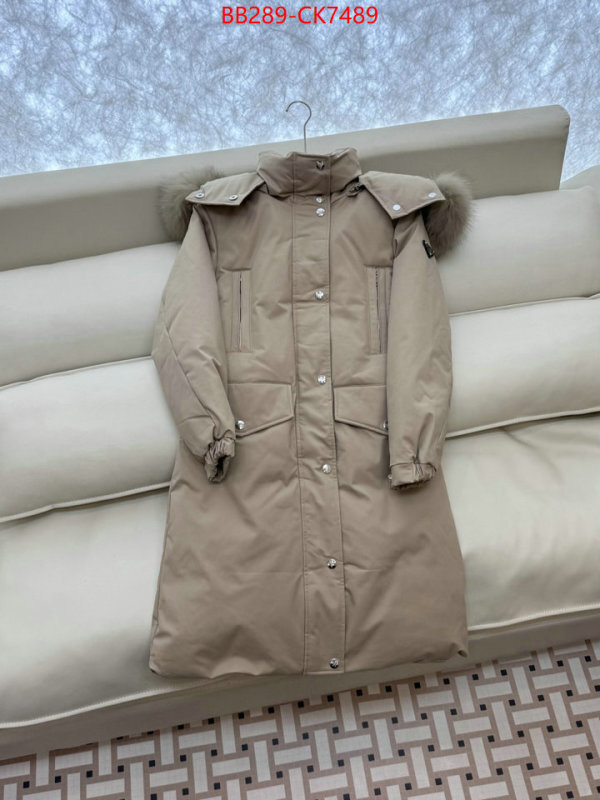 Down jacket Women-Prada the highest quality fake ID: CK7489 $: 289USD