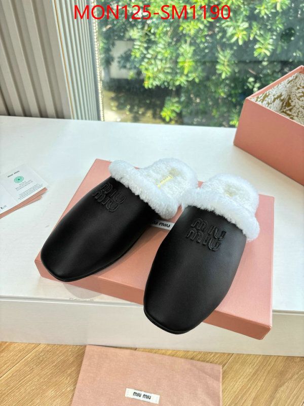 Women Shoes-Miu Miu best quality replica ID: SM1190 $: 125USD