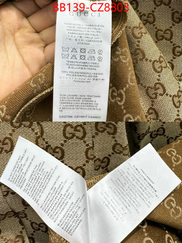 Clothing-Gucci cheap high quality replica ID: CZ8803 $: 139USD