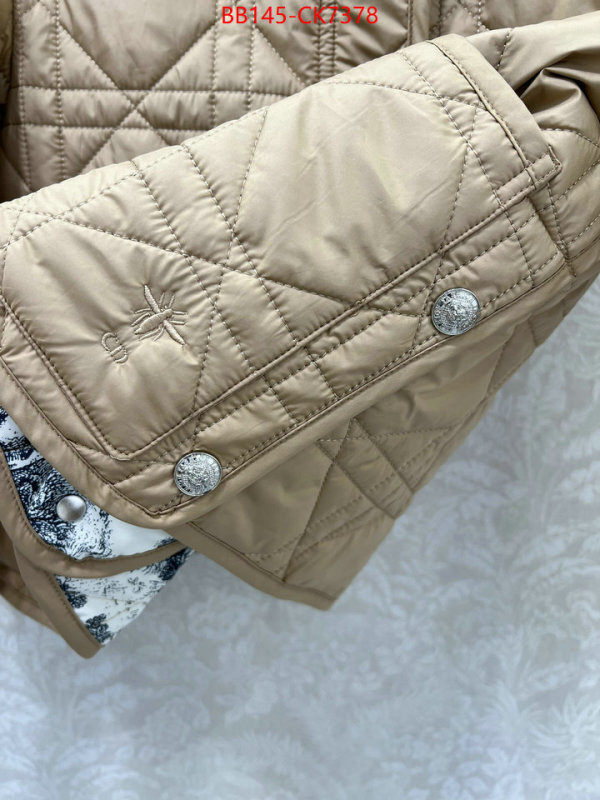 Down jacket Women-Dior 2024 replica wholesale cheap sales online ID: CK7378 $: 145USD