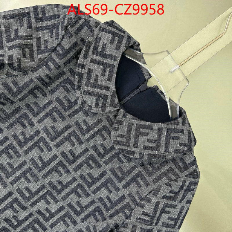 Kids clothing-Fendi where can i buy the best 1:1 original ID: CZ9958 $: 69USD