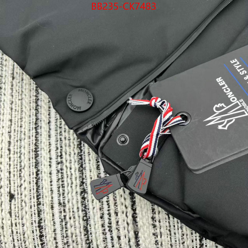 Down jacket Women-Moncler the best quality replica ID: CK7483 $: 235USD