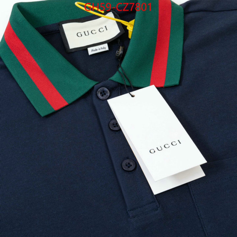 Clothing-Gucci high ID: CZ7801 $: 59USD