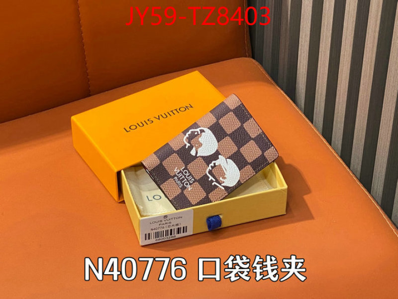 LV Bags(TOP)-Wallet top brands like ID: TZ8403 $: 59USD,