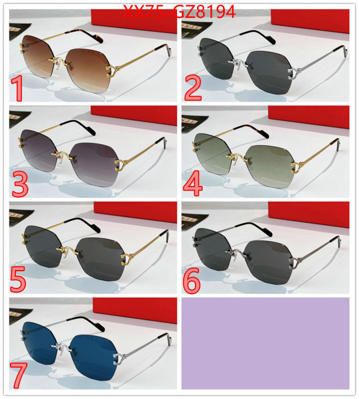 Glasses-Cartier replica online ID: GZ8194 $: 75USD