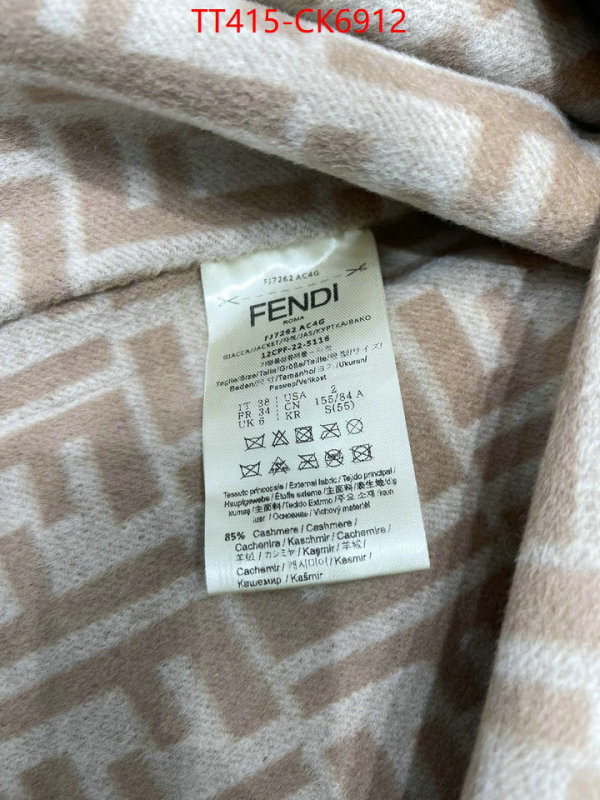 Down jacket Women-Fendi 2024 perfect replica designer ID: CK6912 $: 415USD