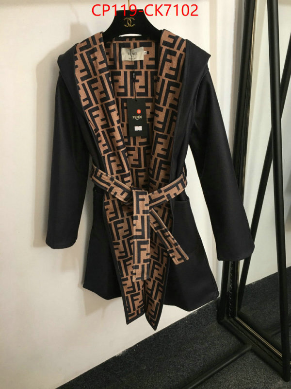 Down jacket Women-Fendi perfect quality ID: CK7102 $: 119USD