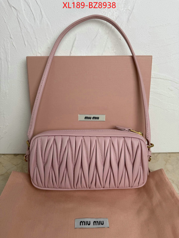Miu Miu Bags(TOP)-Handbag- where should i buy to receive ID: BZ8938 $: 189USD,