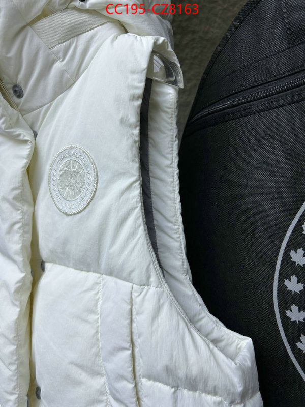 Down jacket Women-Canada Goose luxury cheap replica ID: CZ8163 $: 195USD