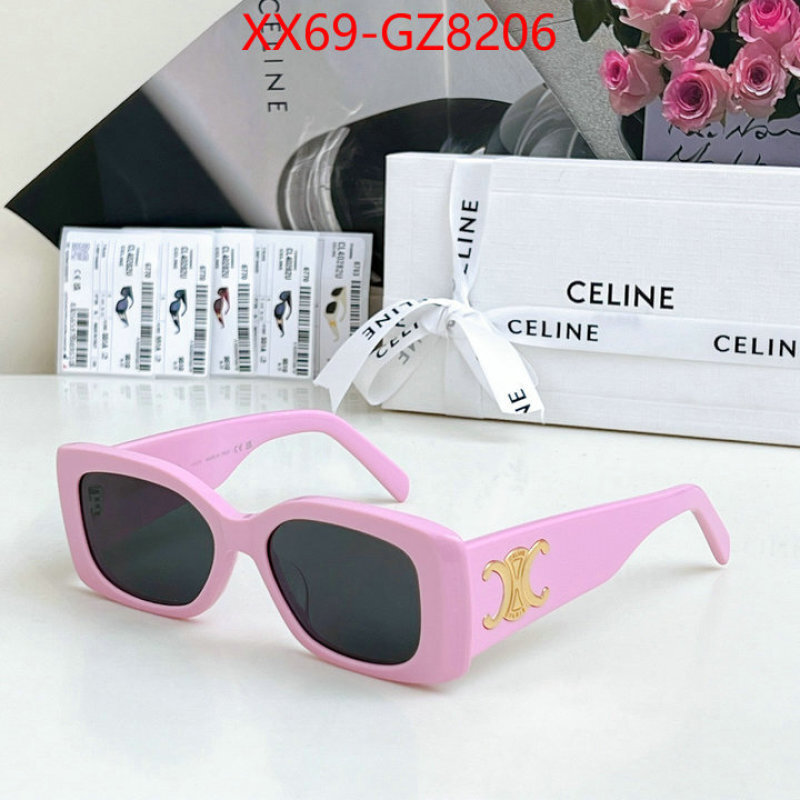 Glasses-CELINE where can i find ID: GZ8206 $: 69USD