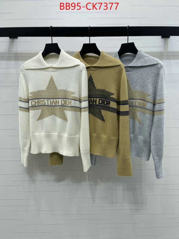 Clothing-Dior designer fake ID: CK7377 $: 95USD
