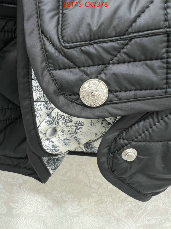 Down jacket Women-Dior 2024 replica wholesale cheap sales online ID: CK7378 $: 145USD