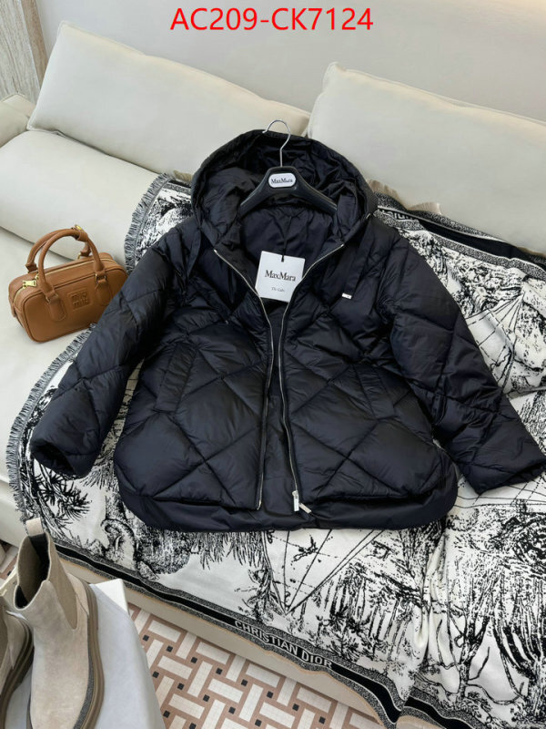 Down jacket Women-MaxMara buy best high-quality ID: CK7124 $: 209USD