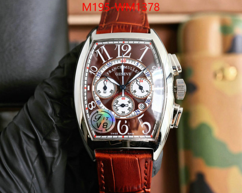 Watch(TOP)-Franck Muller buy luxury 2024 ID: WM1378 $: 195USD