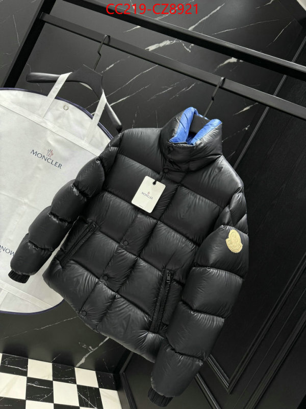 Down jacket Men-Moncler high quality ID: CZ8921 $: 219USD