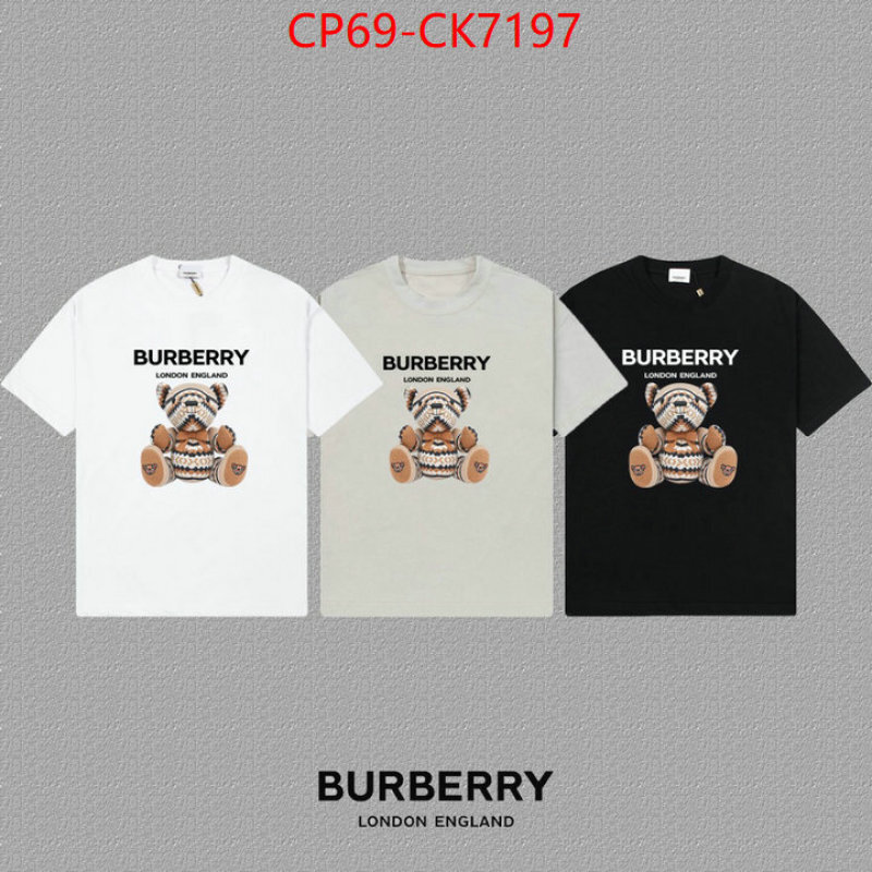 Clothing-Burberry designer high replica ID: CK7197 $: 69USD