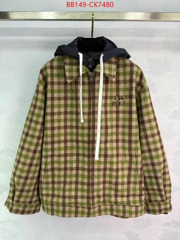 Clothing-MIU MIU the best quality replica ID: CK7480 $: 149USD